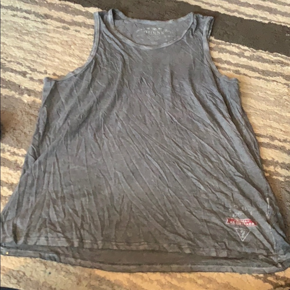 Men’s guess XL tank cotton gray